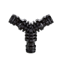 DEVIATORE A 3 VIE DA GIARDINO PER TUBI CON RACCORDI QUICK-CLICK CLABER