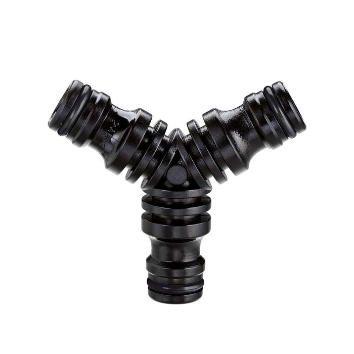 DEVIATORE A 3 VIE DA GIARDINO PER TUBI CON RACCORDI QUICK-CLICK CLABER