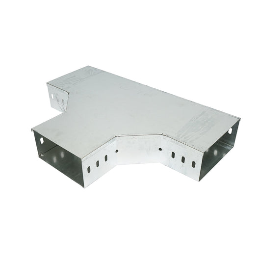 Derivazione a T orizzontale in acciaio zincato per grondaia 100x200mm