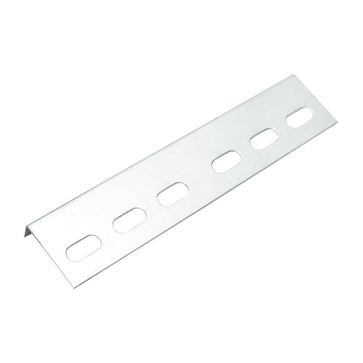 Elemento di collegamento per grondaia in metallo 40x15x200mm, acciaio zincato