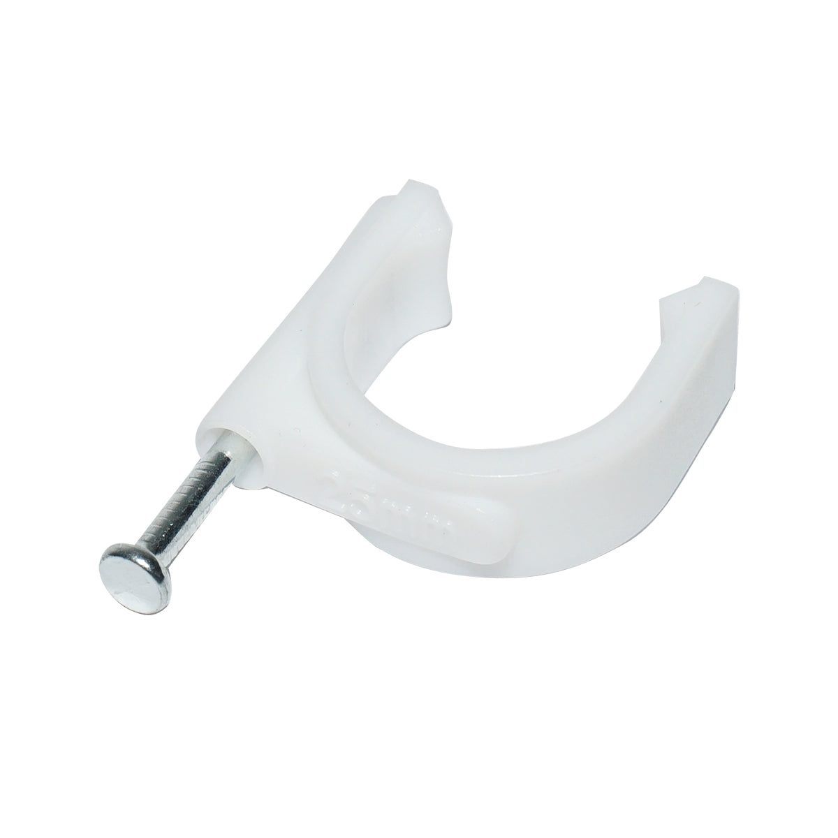 Fermaglio per chiodi da 26 mm per fissaggio cavi, 100 pezzi