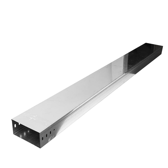 Grondaia metallica non forata, zincata 100x200x2000mm