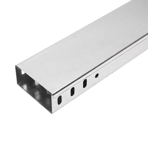 Grondaia metallica non forata, zincata 50x100x2000mm