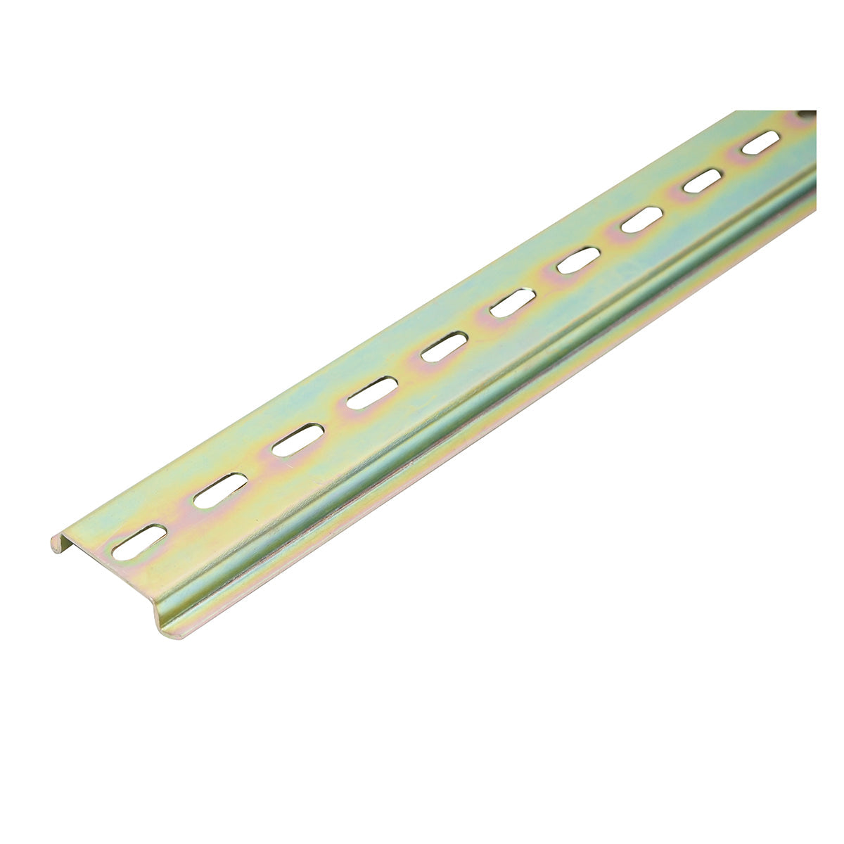 Guida DIN, omega 1m forata per quadri elettrici