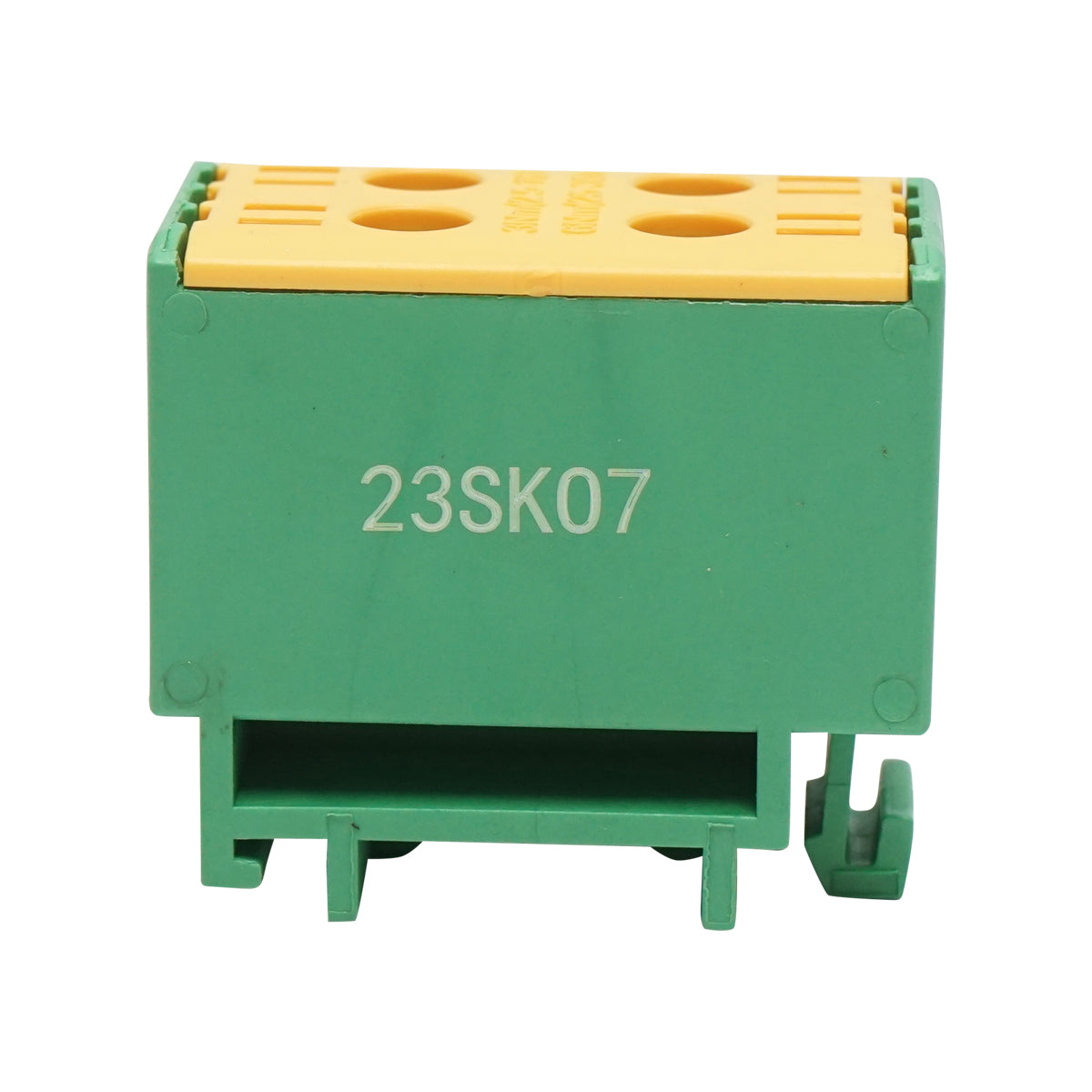 Morsetto di derivazione AL-CU, 1P, isolato giallo-verde 25mm2, 380VAC