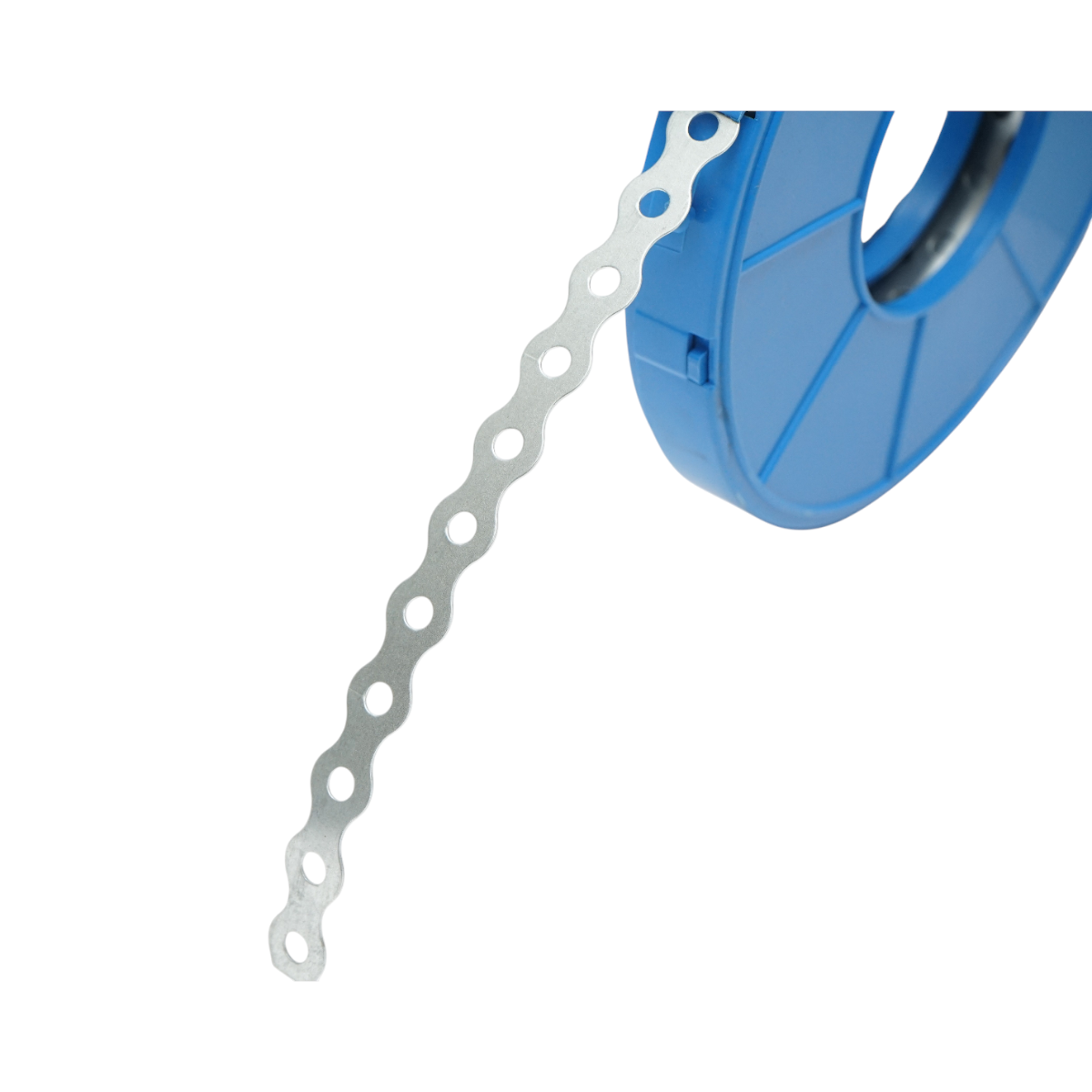 Nastro metallico perforato 12x0,5mm, lunghezza 10m