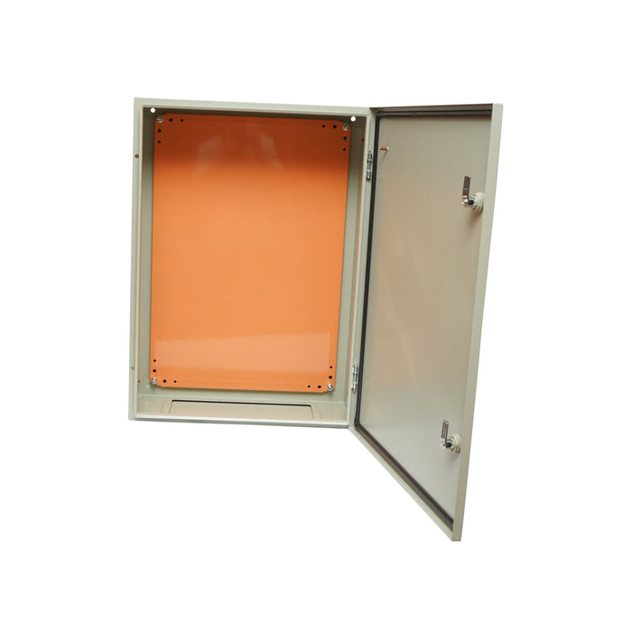 Quadro elettrico metallico con controquadro, PT 700x500x200mm, IP65