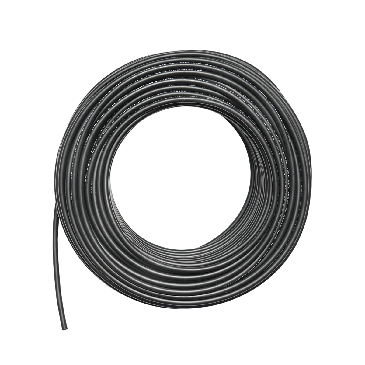 Rotolo di cavo per pannello solare 4mmx50m nero 1,5KV, H1Z2Z2-K Leader