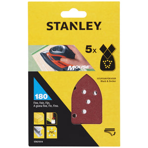 piranha/stanley x31014 5 fogli velcro x mouse gr.180 cod:ferx.34179