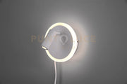 JORDAN APPLIQUE LED 2W 200lm, 3000K- 5W550lm, 3000K BIANCA DOPPIA ILLUMINAZIONE CON ACCENSIONE SEPARATA D. 15CM