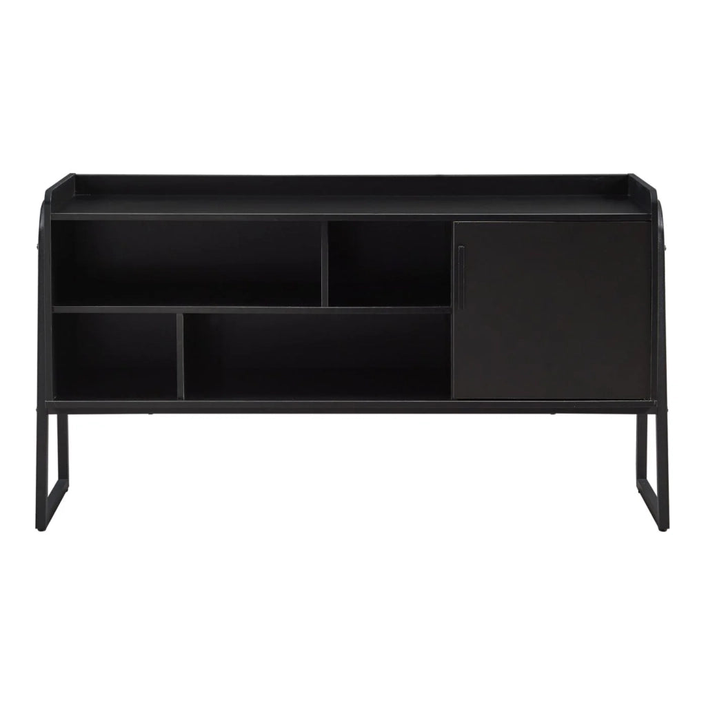 Mobile porta TV mensola porta TV per soggiorno 120 x 34 x 63 cm nero 03_0010093