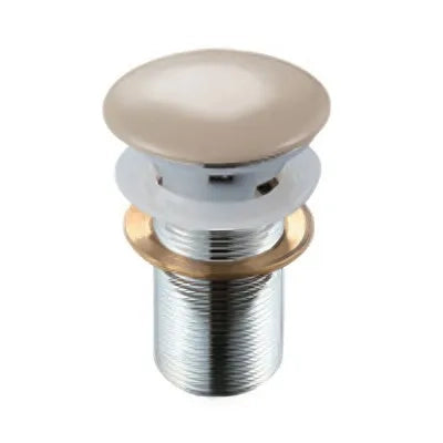 Piletta click clack con tappo sabbia in ceramica senza troppopieno