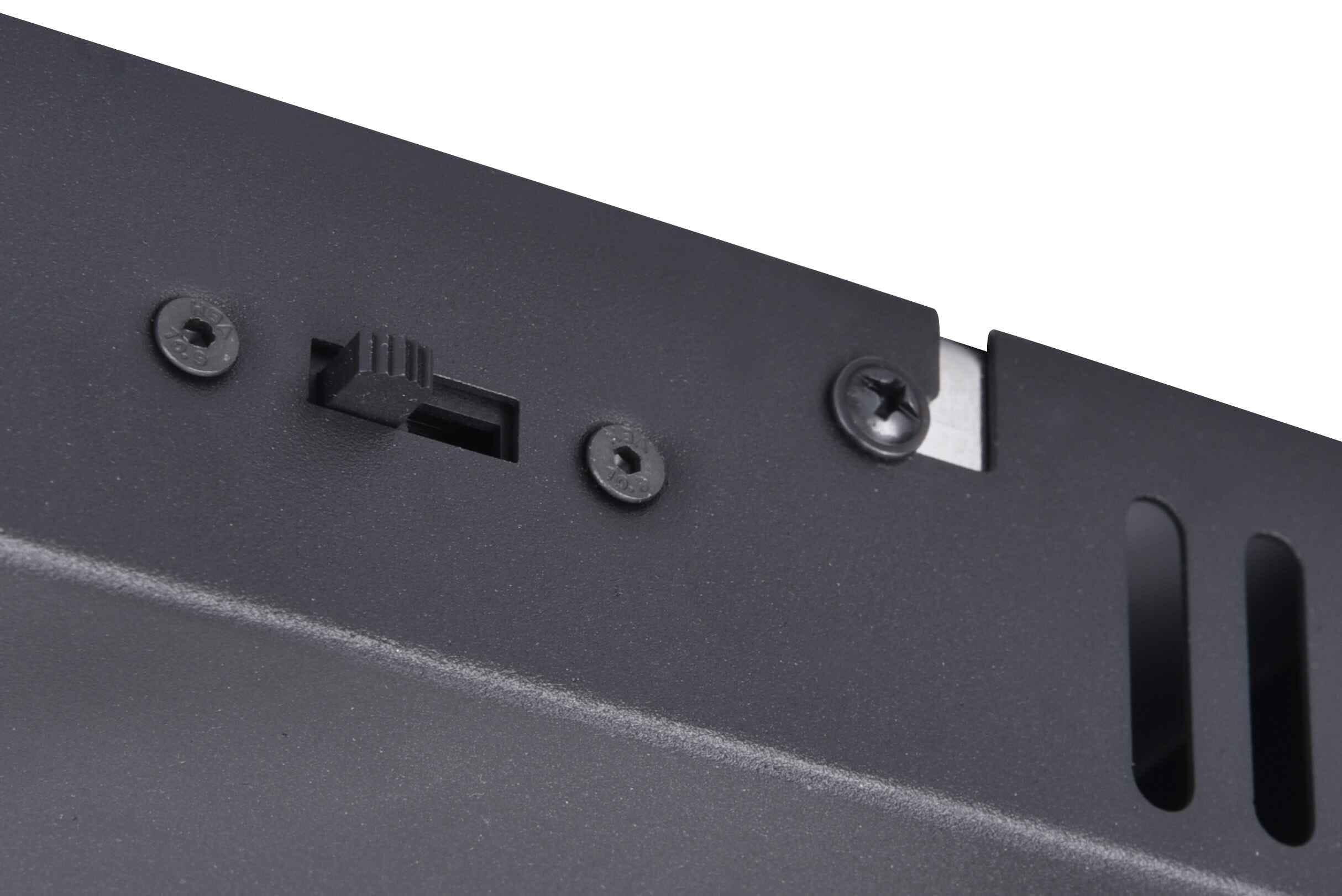 Lampada a sospensione LED spirale, metallo, alluminio e nero, L 104 cm, Sequence