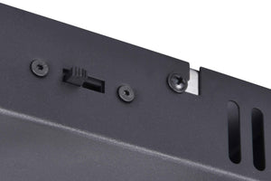 Lampada a sospensione LED spirale, metallo, alluminio e nero, L 104 cm, Sequence