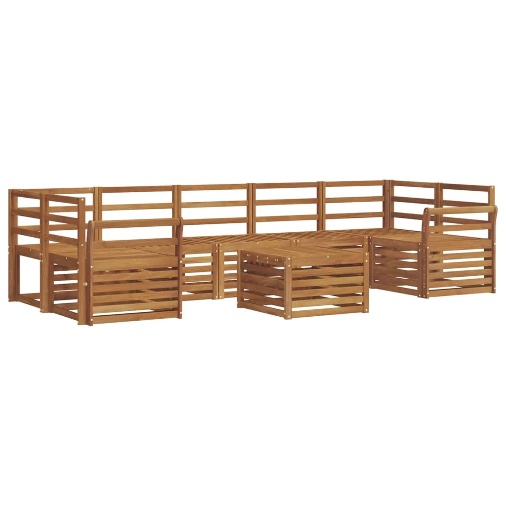 Set divani Naturale Legno di Acacia Massello 3374529