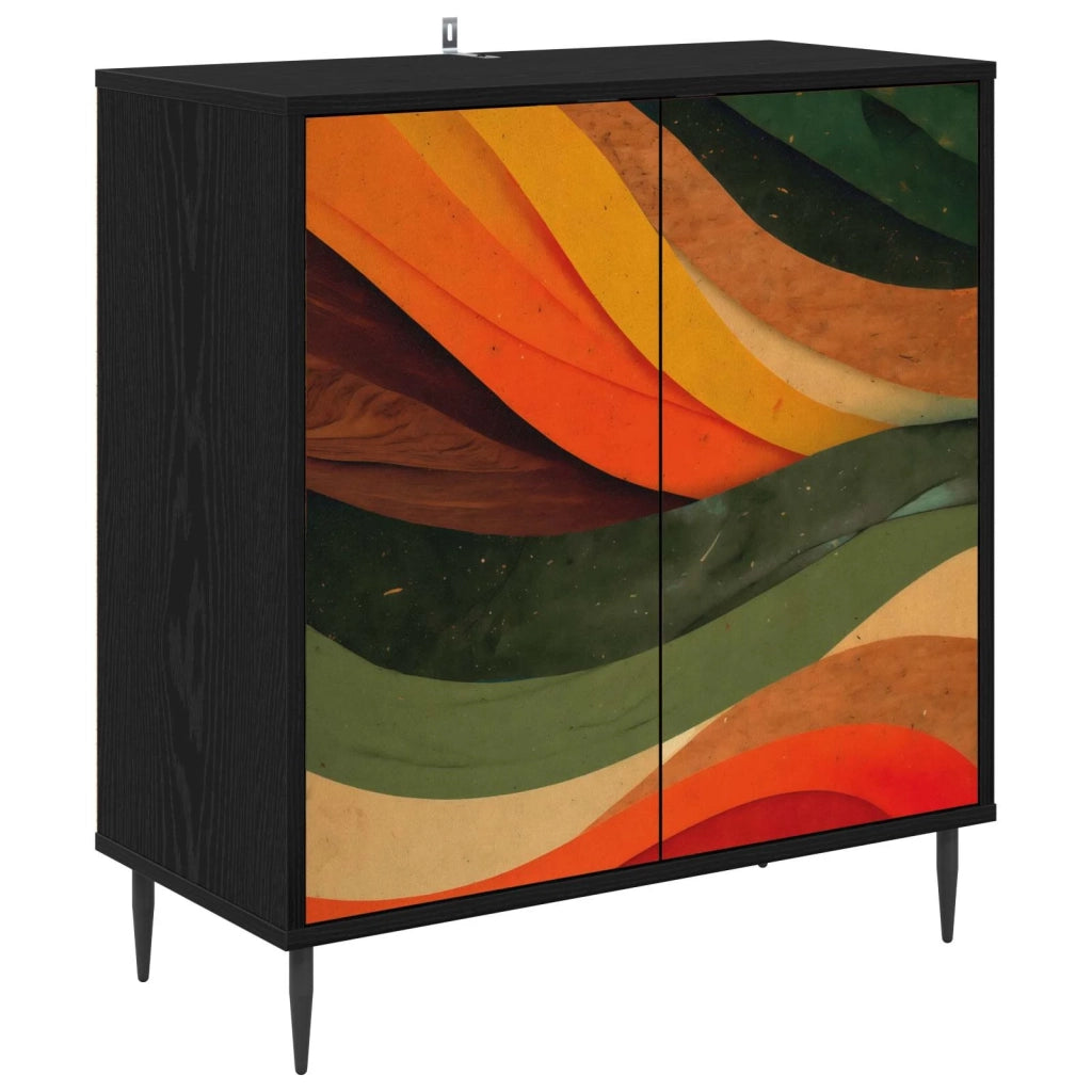 Credenza BONN Rovere Nero 69 x 33 x 76 cm Legno ingegnerizzato 8006941