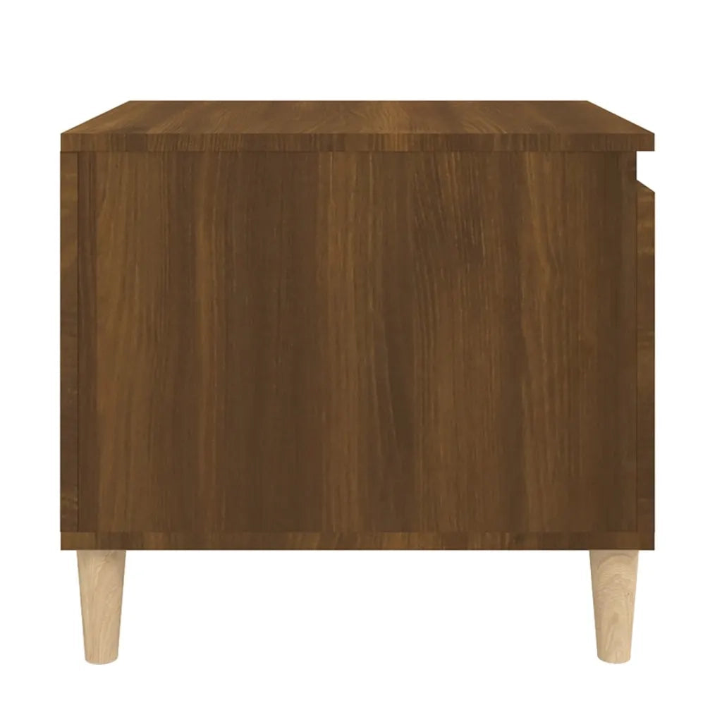 Tavolino da Salotto Rovere Marrone100x50x45cm Legno Multistrato 821131