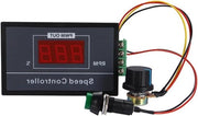 Regolatore di velocità per motori DC a PWM - 6V 12V 24V 48V - Senza ingranaggi regolabili - Display digitale