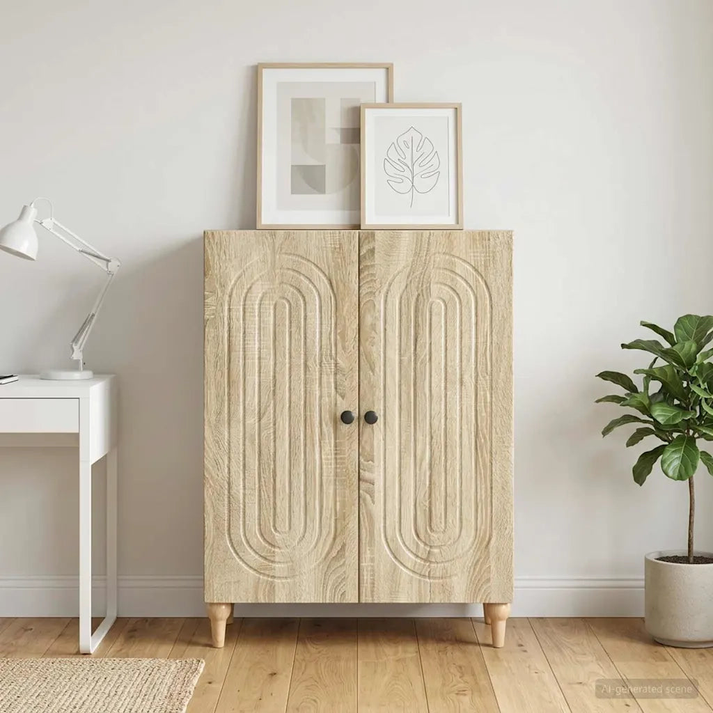 Credenza Rovere Sonoma 66 x 34,5 x 90 cm Legno ingegnerizzato 894127