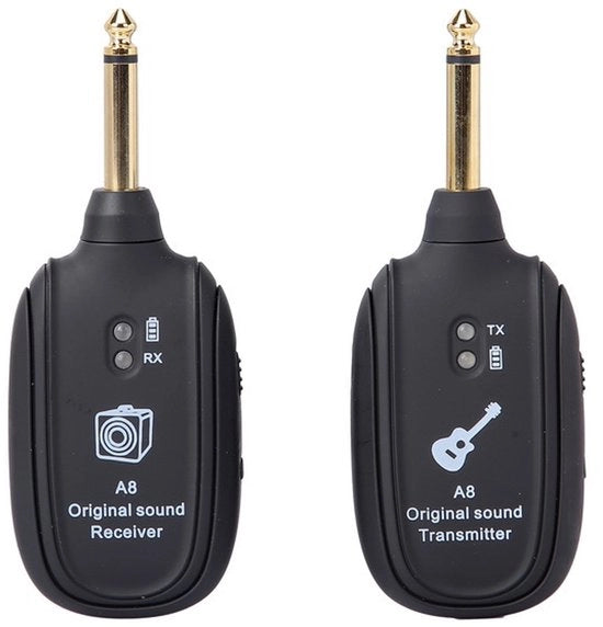 Sistemi chitarristici, trasmettitori/ Ricevitori chitarristici, wireless, ricaricabili, sistemi chitarristici digitali, cavi jack