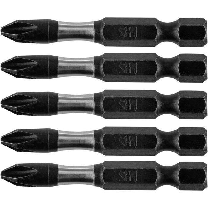 Topex 09-576 punte a percussione ne 50 mm ph2 acciaio acciaio s2