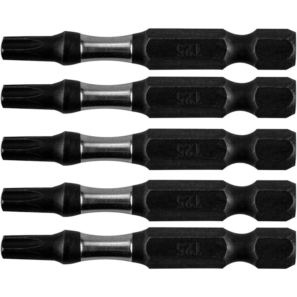 Topex 09-585 punte a percussione ne 50 mm t25 acciaio acciaio s2