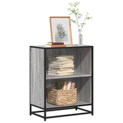 Libreria-Scaffale per Libri-Mobile di Stoccaggio Grigio Sonoma 60x35x76 cm in Legno Multistrato