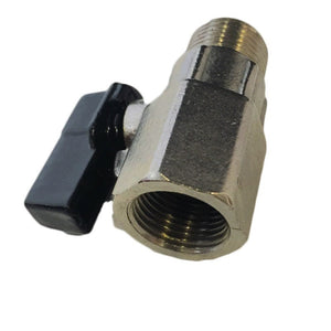 Minisfera da M 3/8 x F 3/8, con sabbiatura esterna