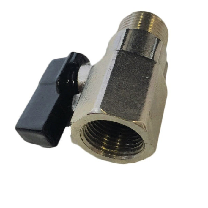 Minisfera da M 3/8 x F 3/8, con sabbiatura esterna