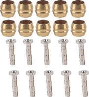 Set di sostituzione di freno a disco per Shimano M615 M675 T750 M785 M985 M7000 M8000 M9000 - 10 pezzi - Inserzione oliva e connettore - Inserzione cavo di freno