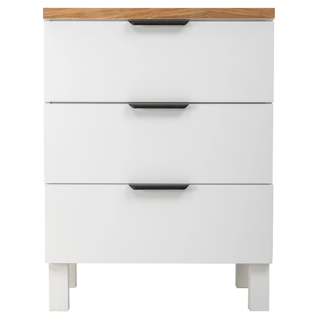 Tavolo in legno con 3 cassetti 45x35x60