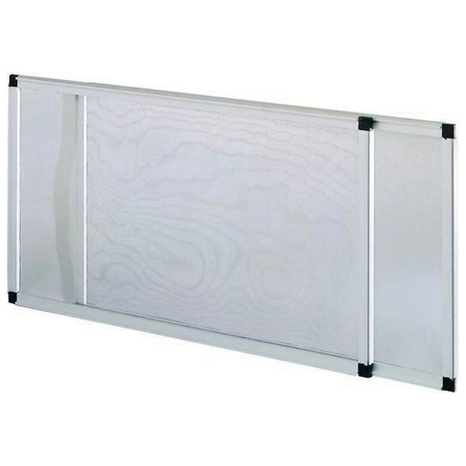 Blinky 75010 Standard Telesio Zanzariera Estensibile per Finestre Alluminio Anodizzato Fibra di Vetro 50x70 cm colore Grigio