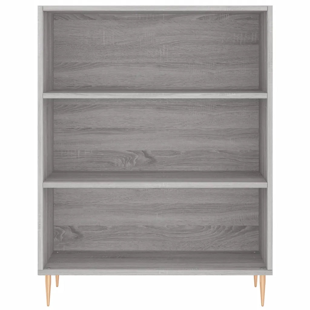 Credenza Grigio Sonoma 69,5x34x180 cm in Legno Multistrato 3196065