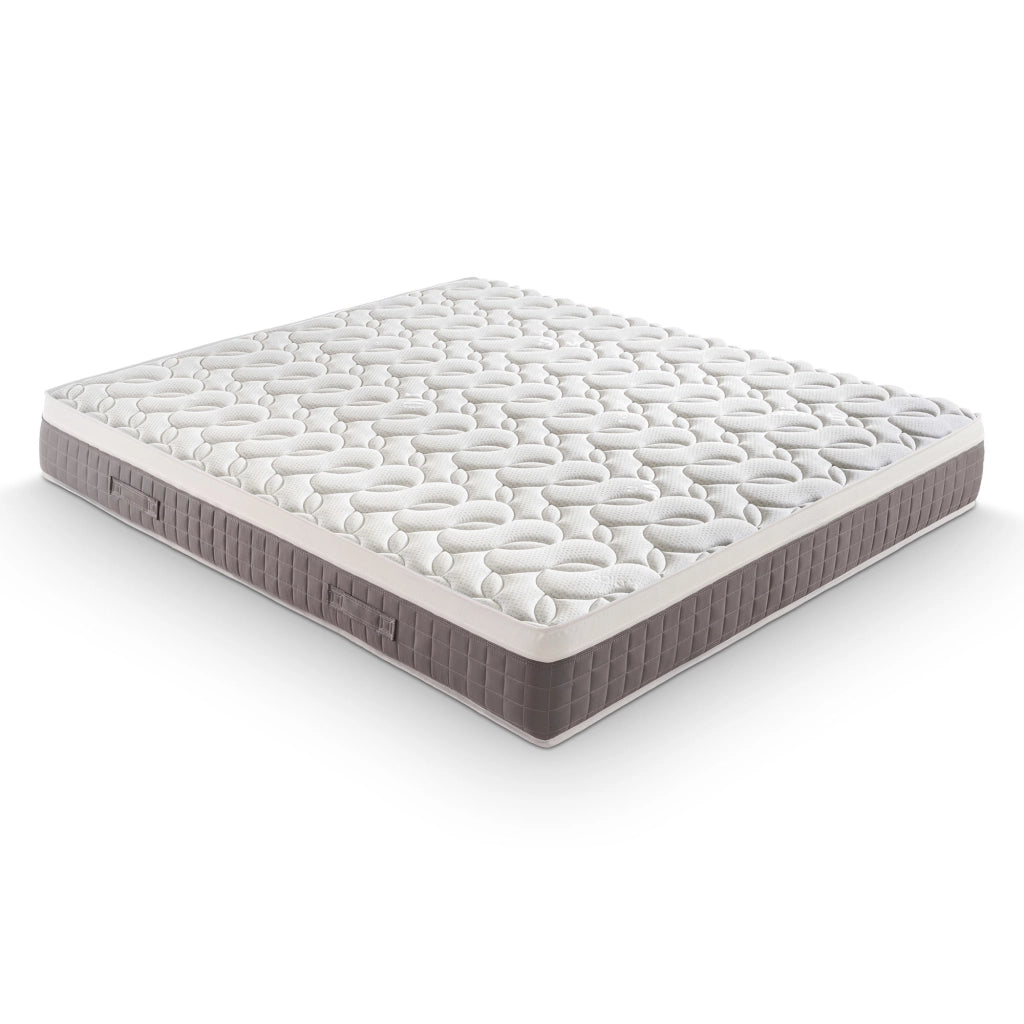 Materasso Piazza e Mezza 120x190 molle indipendenti e memory foam, altezza 25 cm, a zone di supporto differenziato, SFODERABILE, SKY