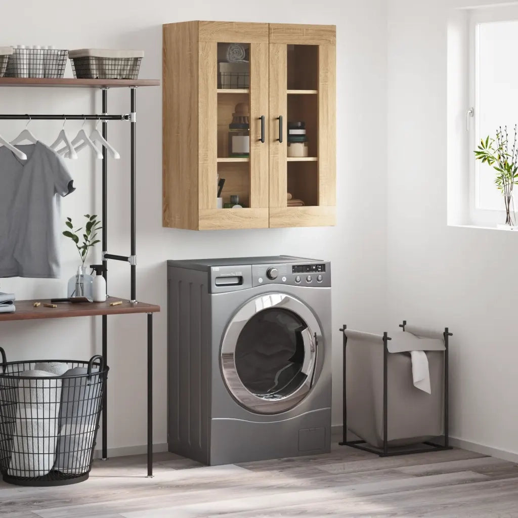 vidaXL Mobile a Parete Rovere Sonoma 69,5x34x90 cm