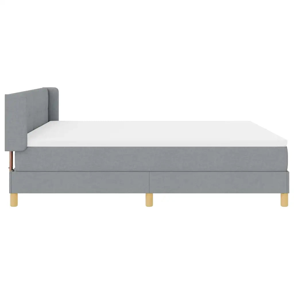 <strong>Letto a Molle< / strong> Grigio chiaro 180 x 200 cm