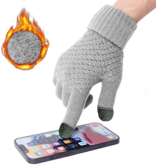 Manopole di lana spessa per attività all'aperto in inverno con maniche elastiche e imbottitura di fleece