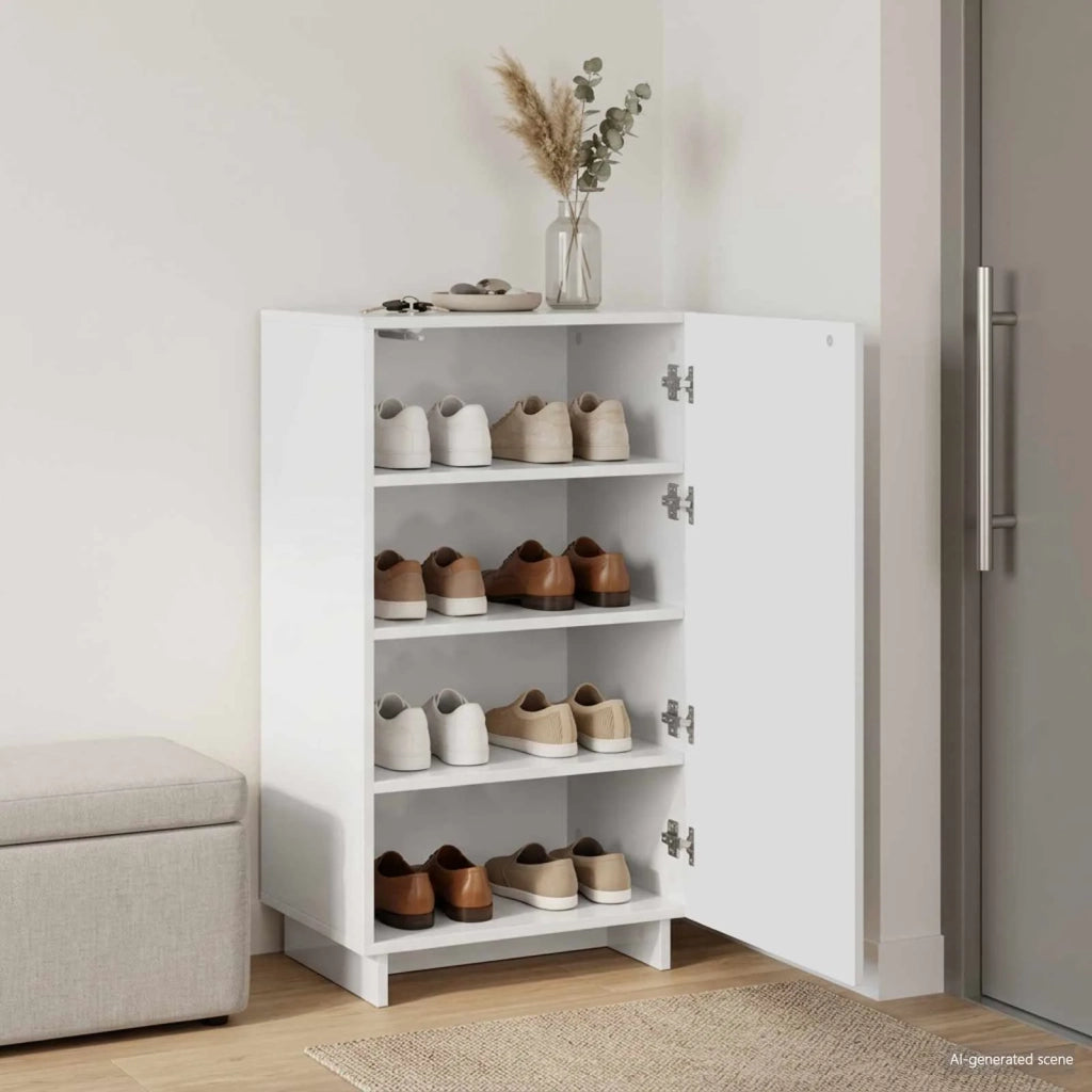 Mobile per scarpe 48 x 38 x 87,5 cm Legno ingegnerizzato Bianco 8011666