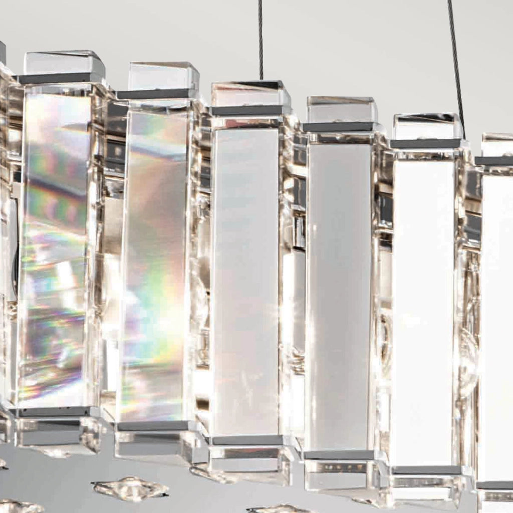Lampadario cristallo cromato Crystal Skye 8xG9 Kichler