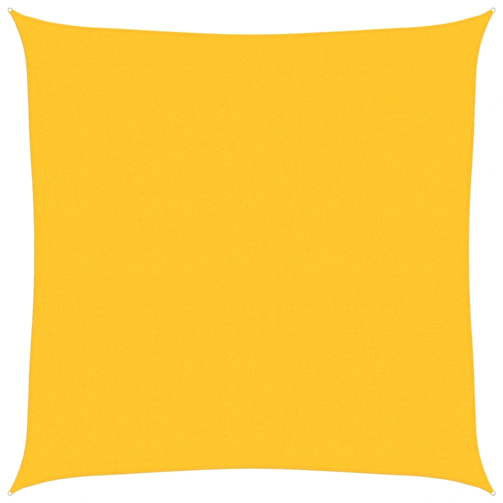 Vela Parasole 160 g/mÂ² Quadrata Giallo 7x7 m in HDPE