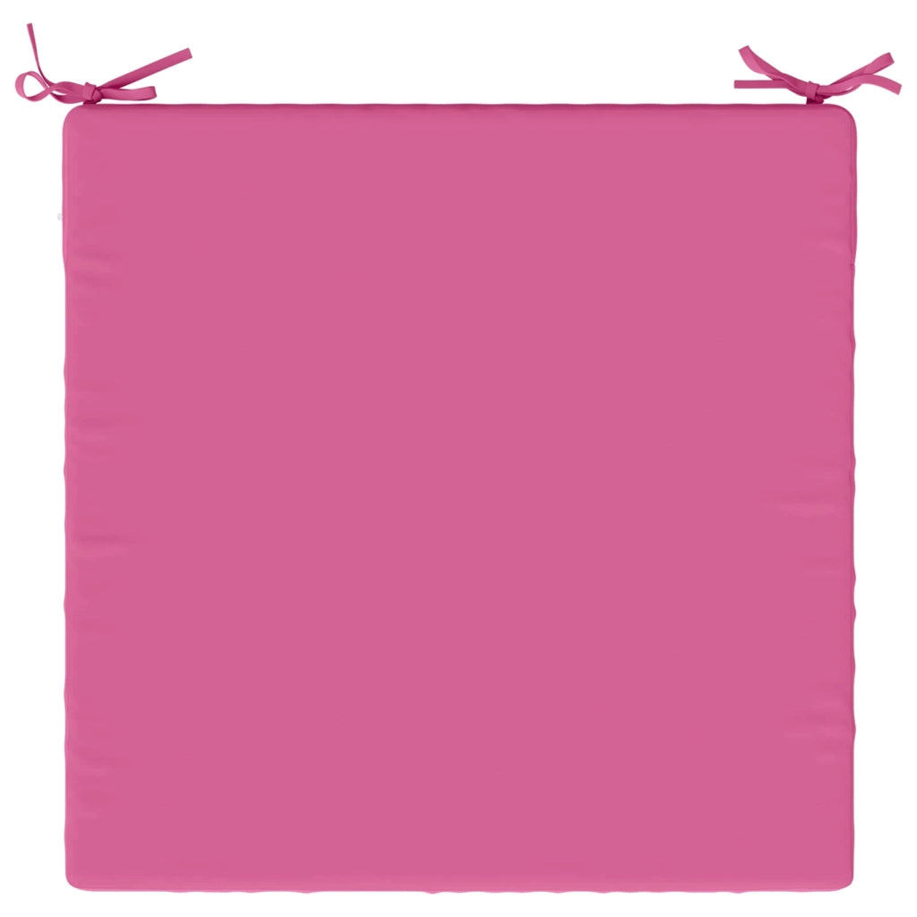 Cuscini per Sedia in 4 Pezzi SOEST 4 pz 100% Poliestere Rosa 945040