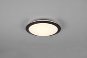 UMBERTO H2O PLAFONIERA LED 12W 1160lm, 3000K BORDO NERO IP44 D. 29CM