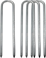 Anchore per terra galvanizzati 30 cm - per trampolino, sedia a dondolo - 4 pezzi