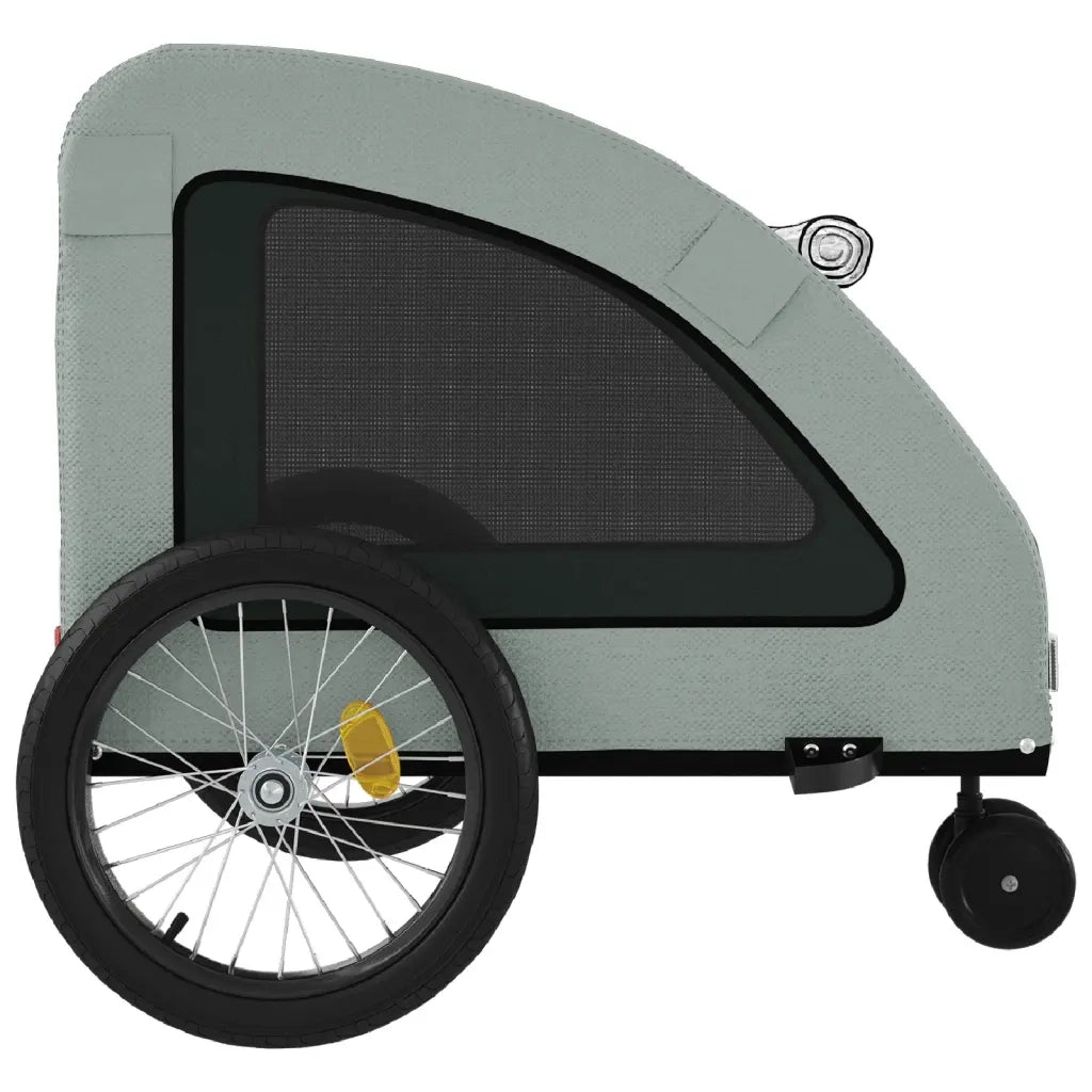 Rimorchio da Bici per Animali Grigio Oxford e Ferro CFW1960351