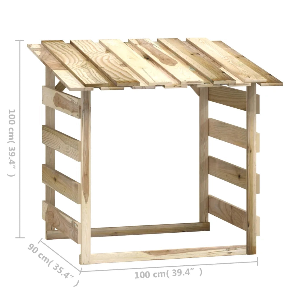 Pergole con Tetto 6 pz 100x90x100 cm Legno di Pino Impregnato 3096647