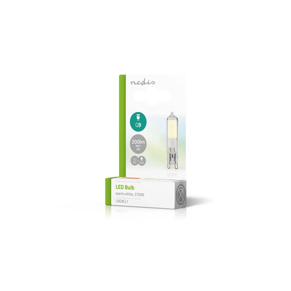 Lampadina LED G9 2W 2700K 200lm Capsula G9 Bianco Nedis