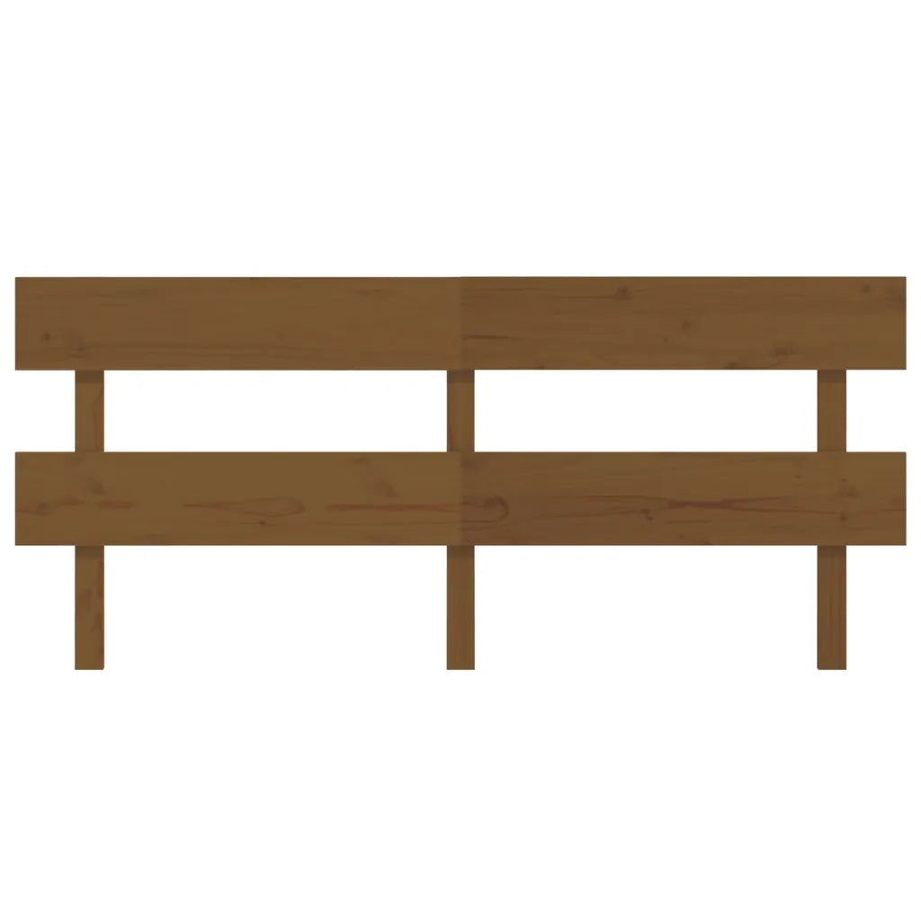Testiera per Letto ambra 204x3x81 cm in Legno Massello di Pino