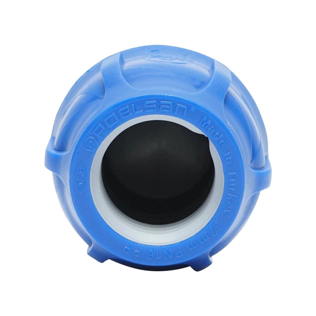 Tappo a compressione con filettatura interna 32mm, PN16 per sistemi di irrigazione Tappo Fine Linea RACCORDO A COMPRESSIONE