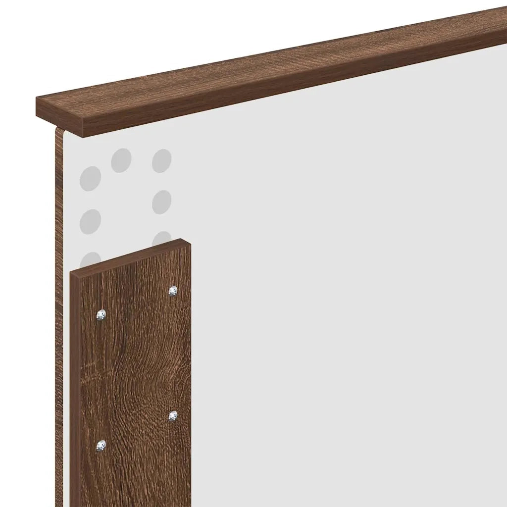 Testiera-Testata-Testiera Decorativa Rovere Marrone 75 cm Legno multistrato 274975