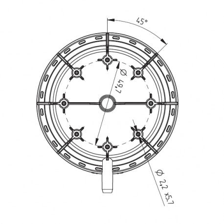 Pressostato differenziale della HUBA Control - 59 Pascal in depressione Serie 605 per Aria e fumi